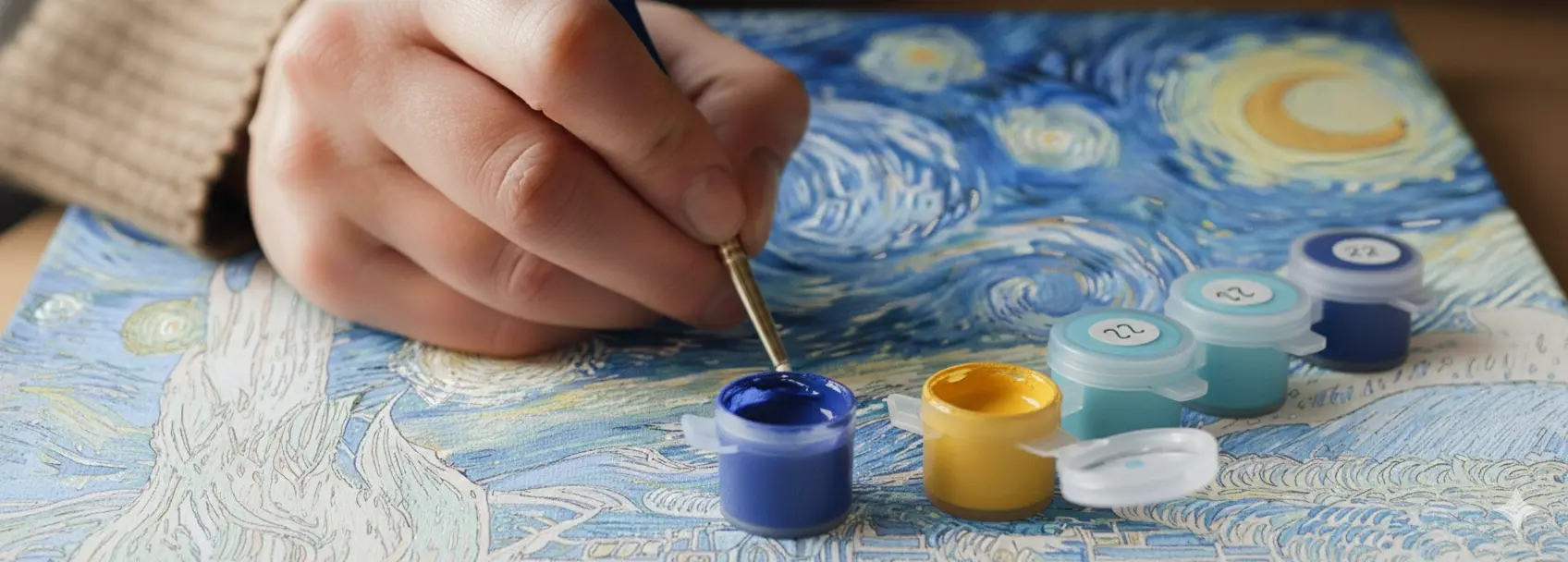 راهنمای کامل رنگ آمیزی بر پایه اعداد ، بوم های رنگ آمیزی شماره دار ، کیت و رنگ