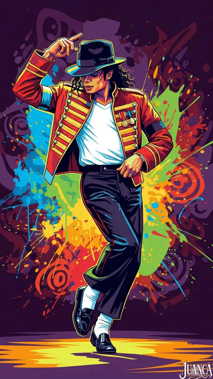 کیت نقاشی رقص مایکل جکسون