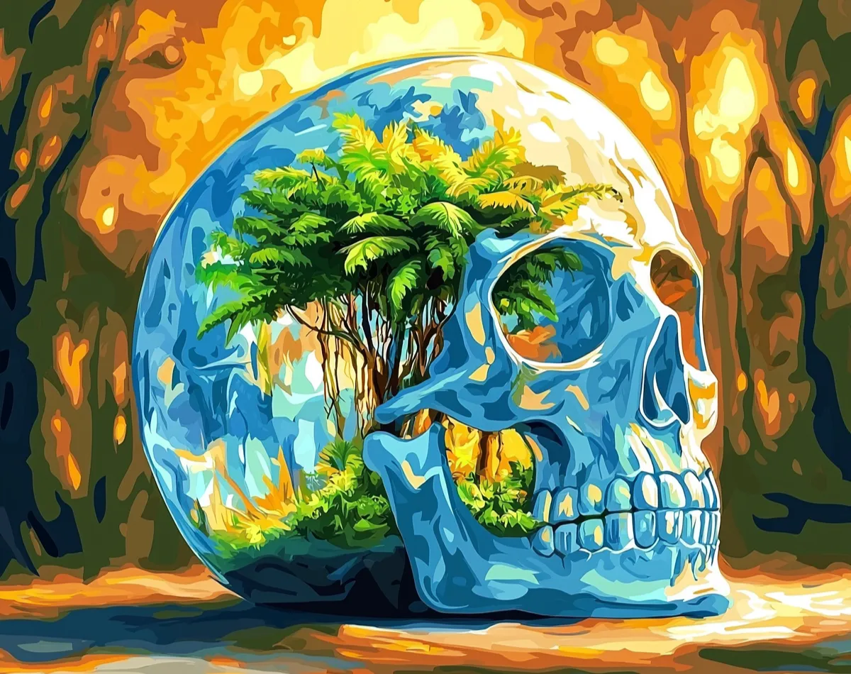 کیت نقاشی زندگی درون مرگ