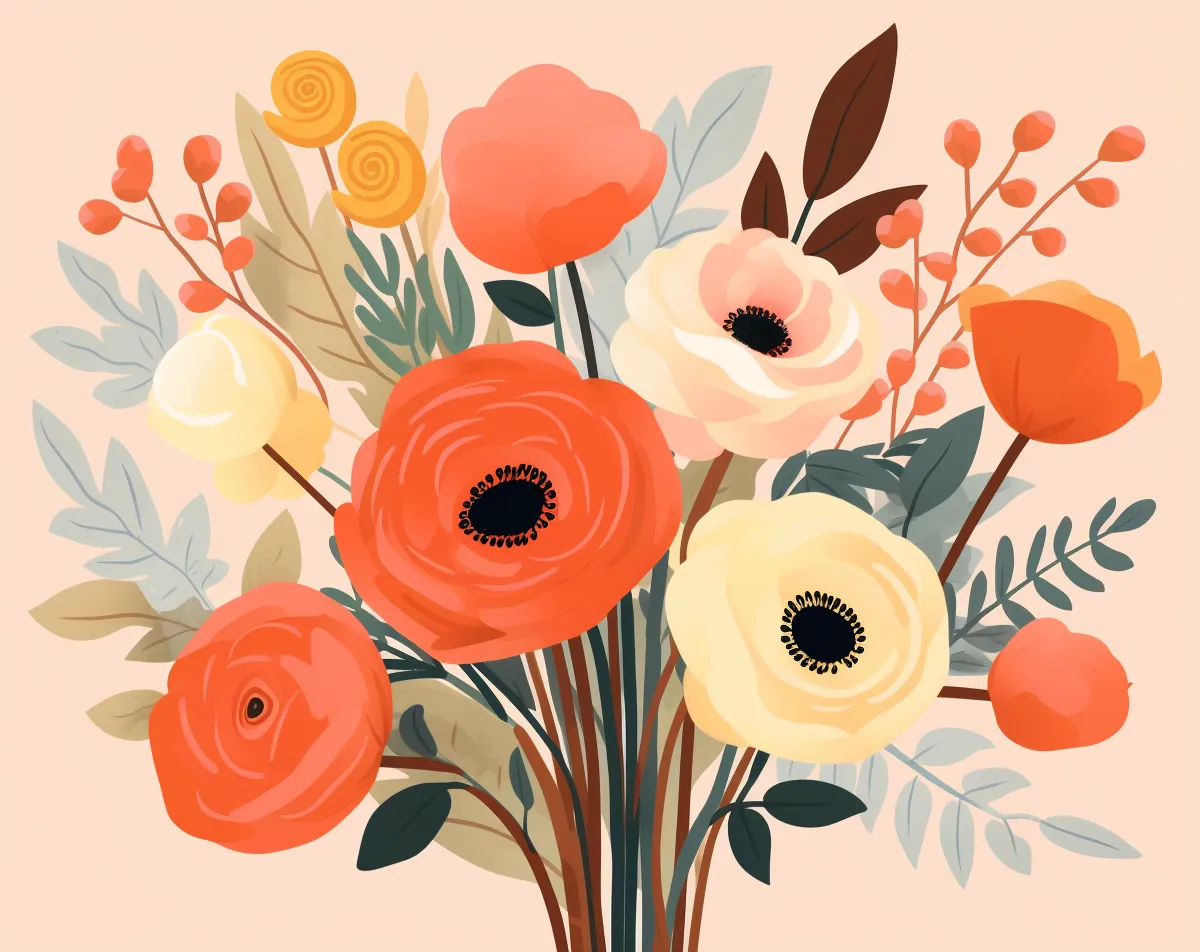 کیت نقاشی گل های سپیدار