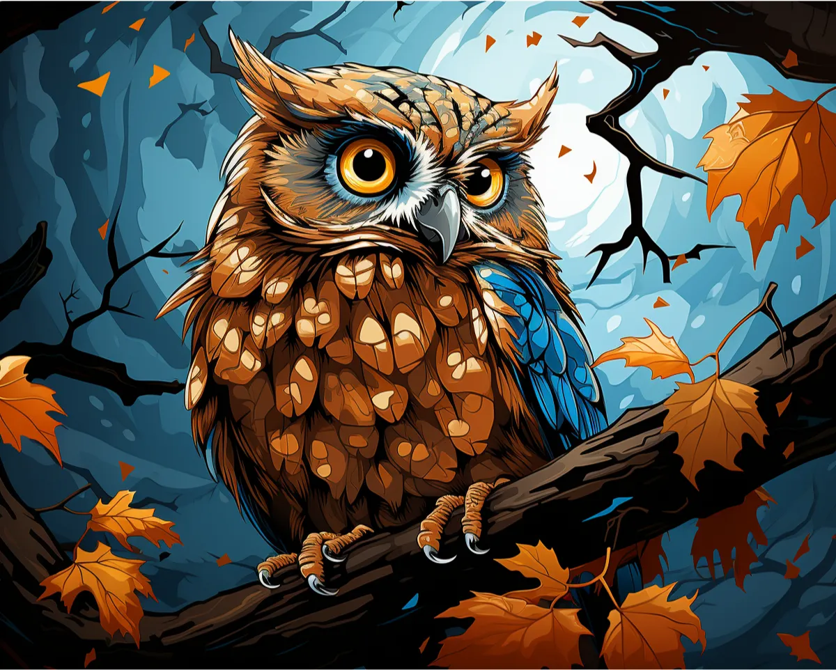 کیت نقاشی نگهبان پاییز