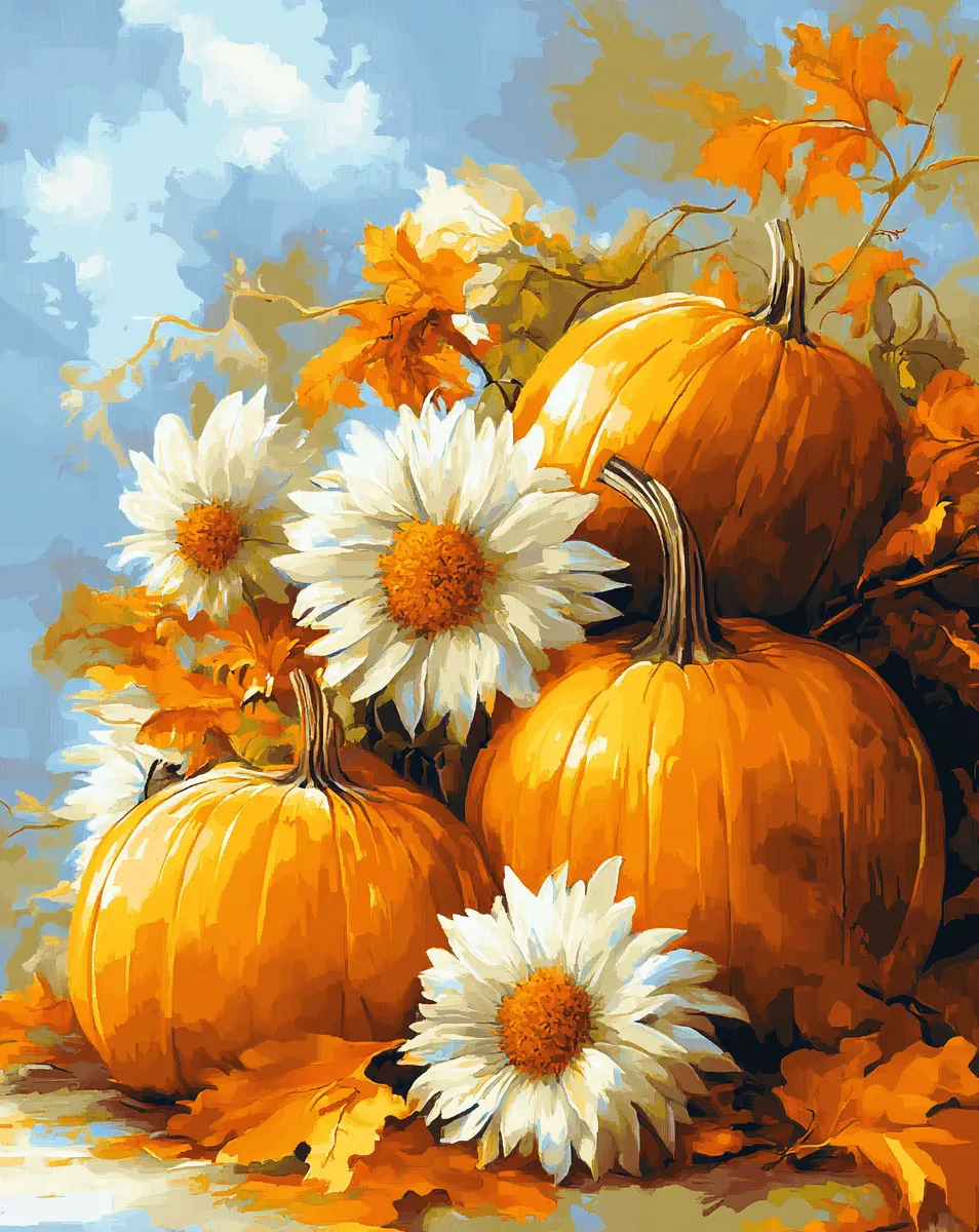 کیت نقاشی سپیدی پاییز