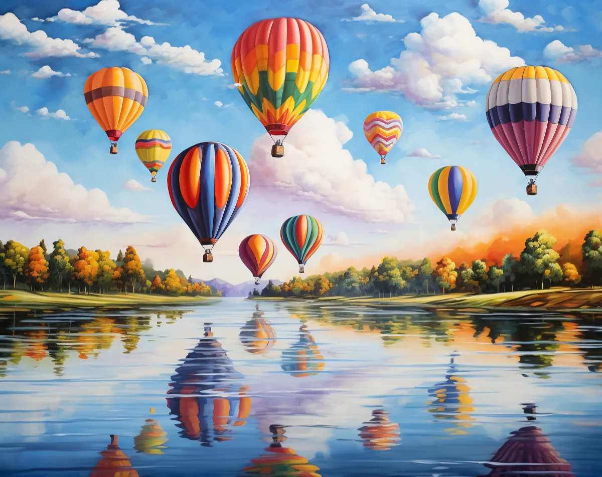 کیت نقاشی آیینه آسمان