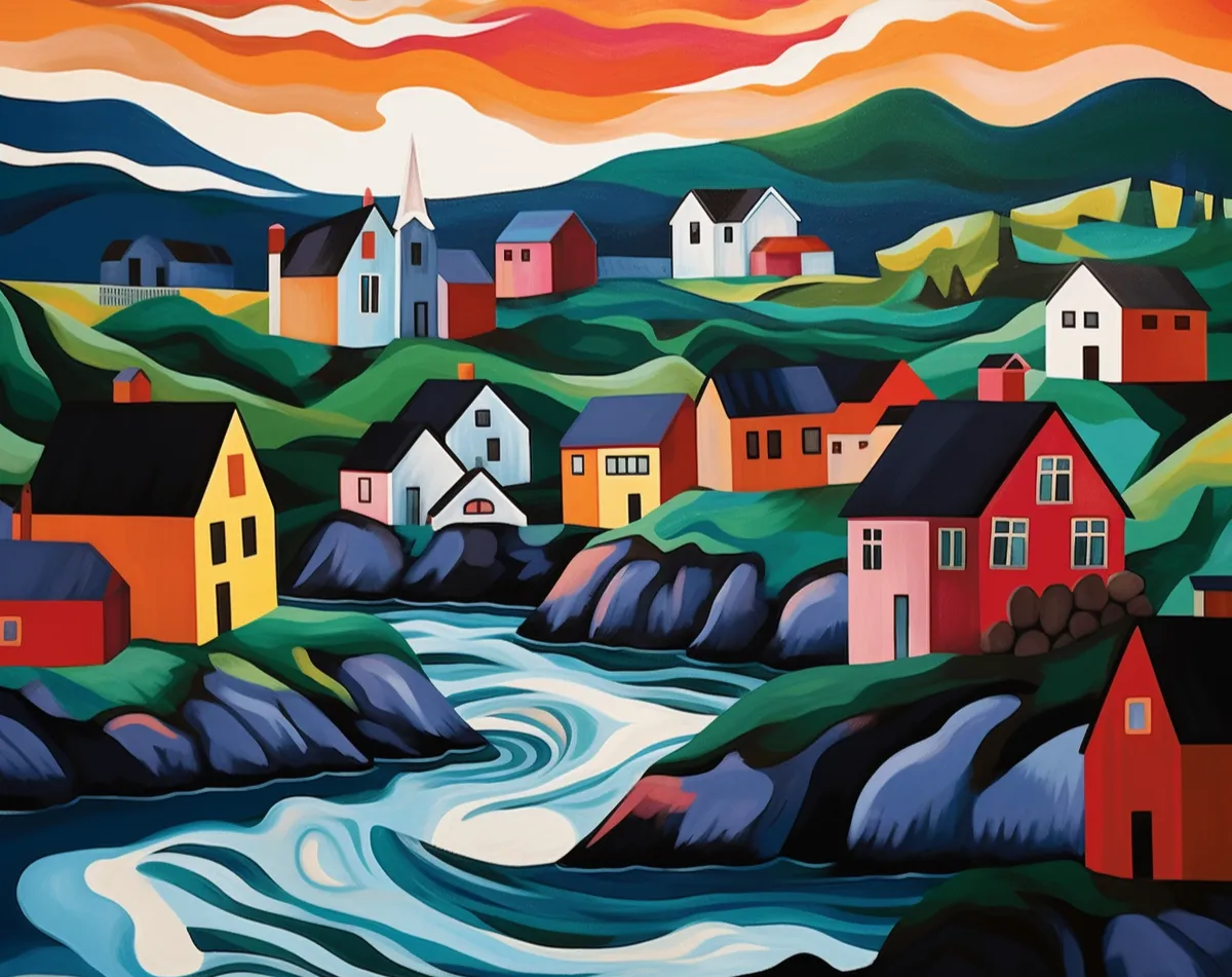 کیت نقاشی بر پهنه رود