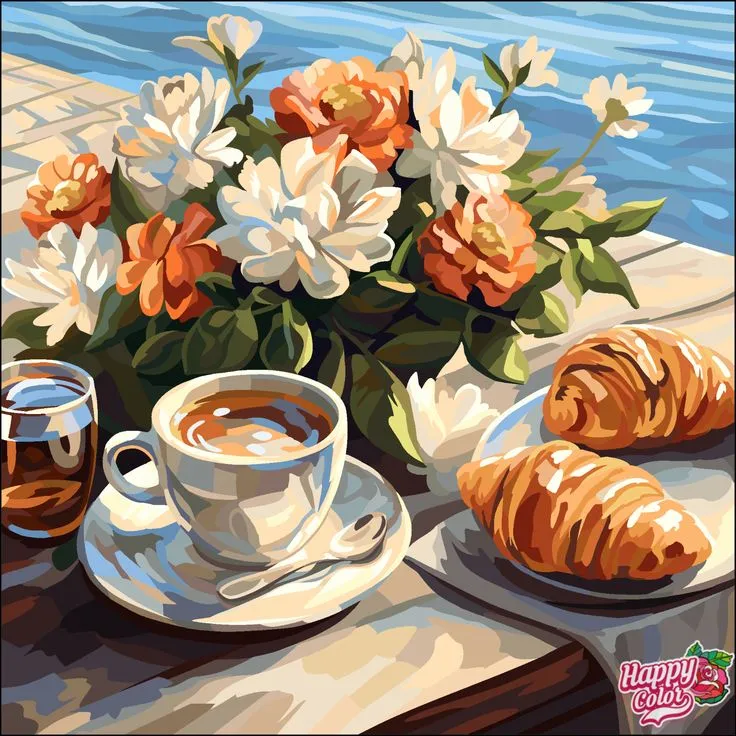 کیت نقاشی صبحانه ساحلی