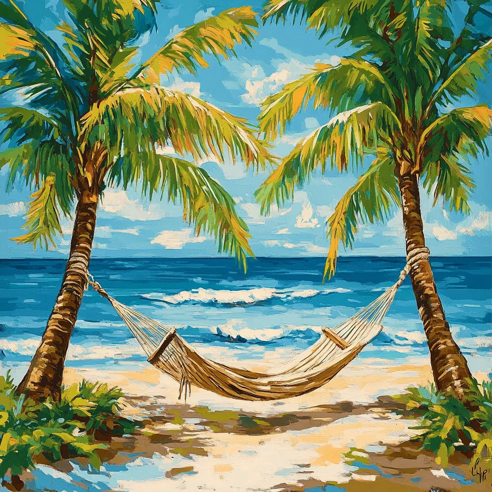 کیت نقاشی تاب ساحلی