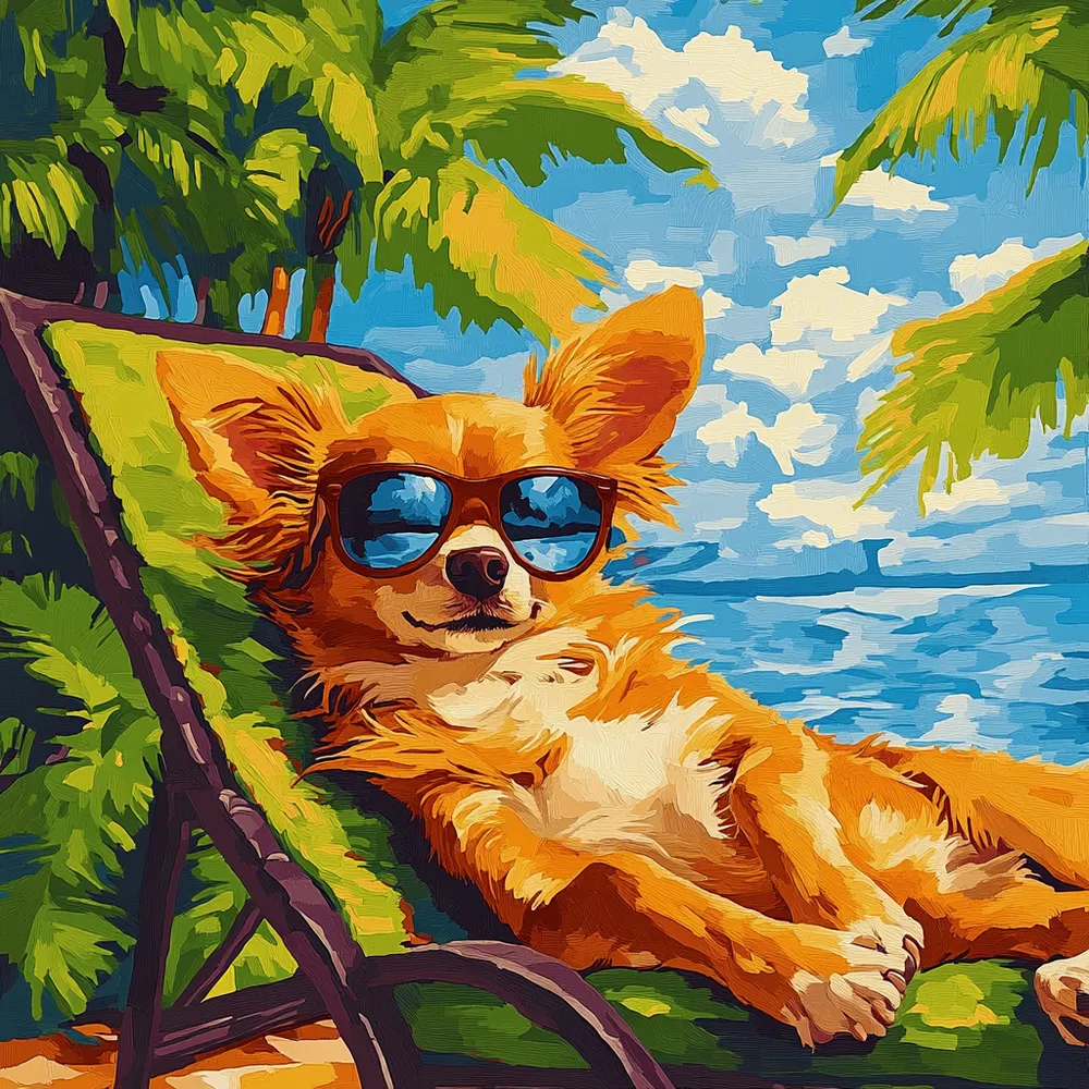 کیت نقاشی عینک آفتابی چی واوا