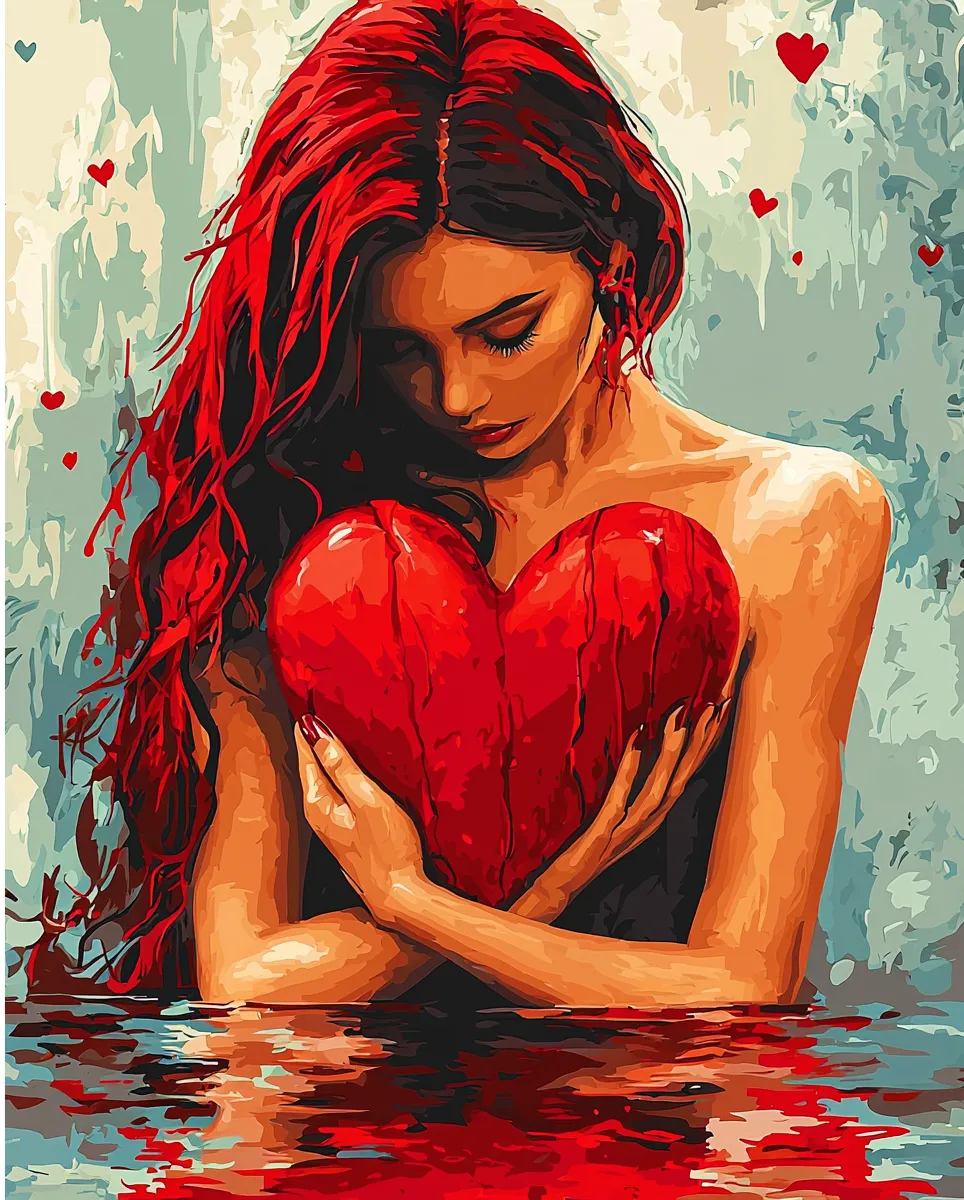 کیت نقاشی آغوش سرخ