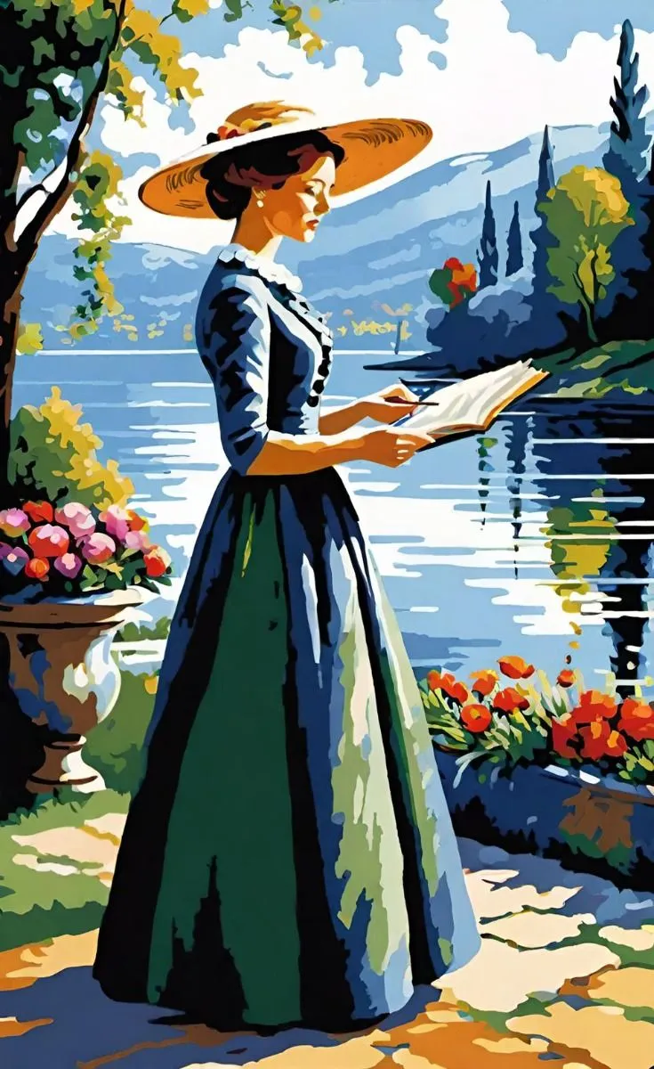 کیت نقاشی عاشقانه ویکتوریایی