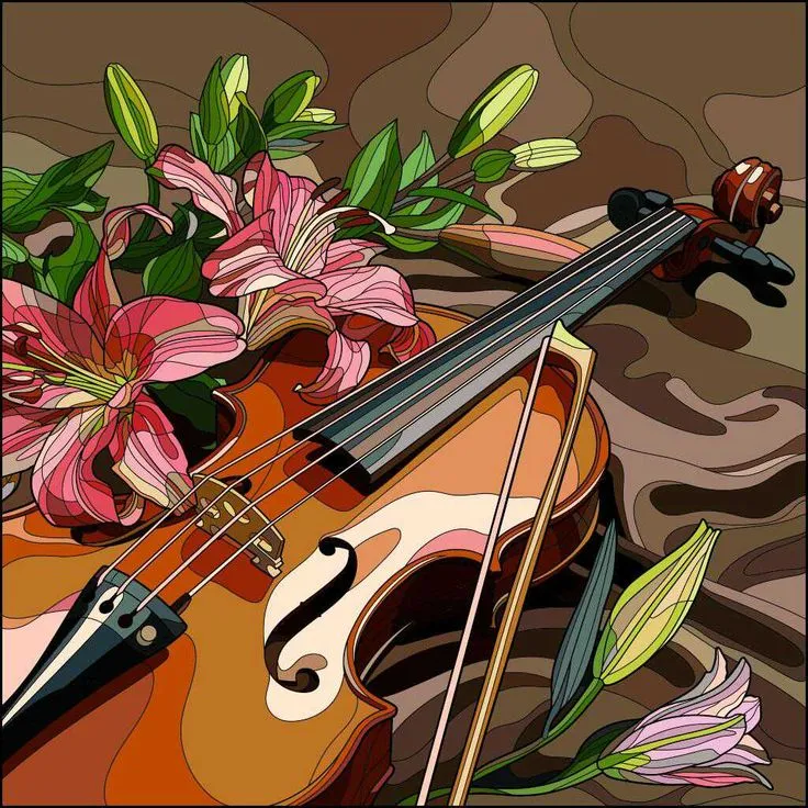 کیت نقاشی ملودی سوسن ها