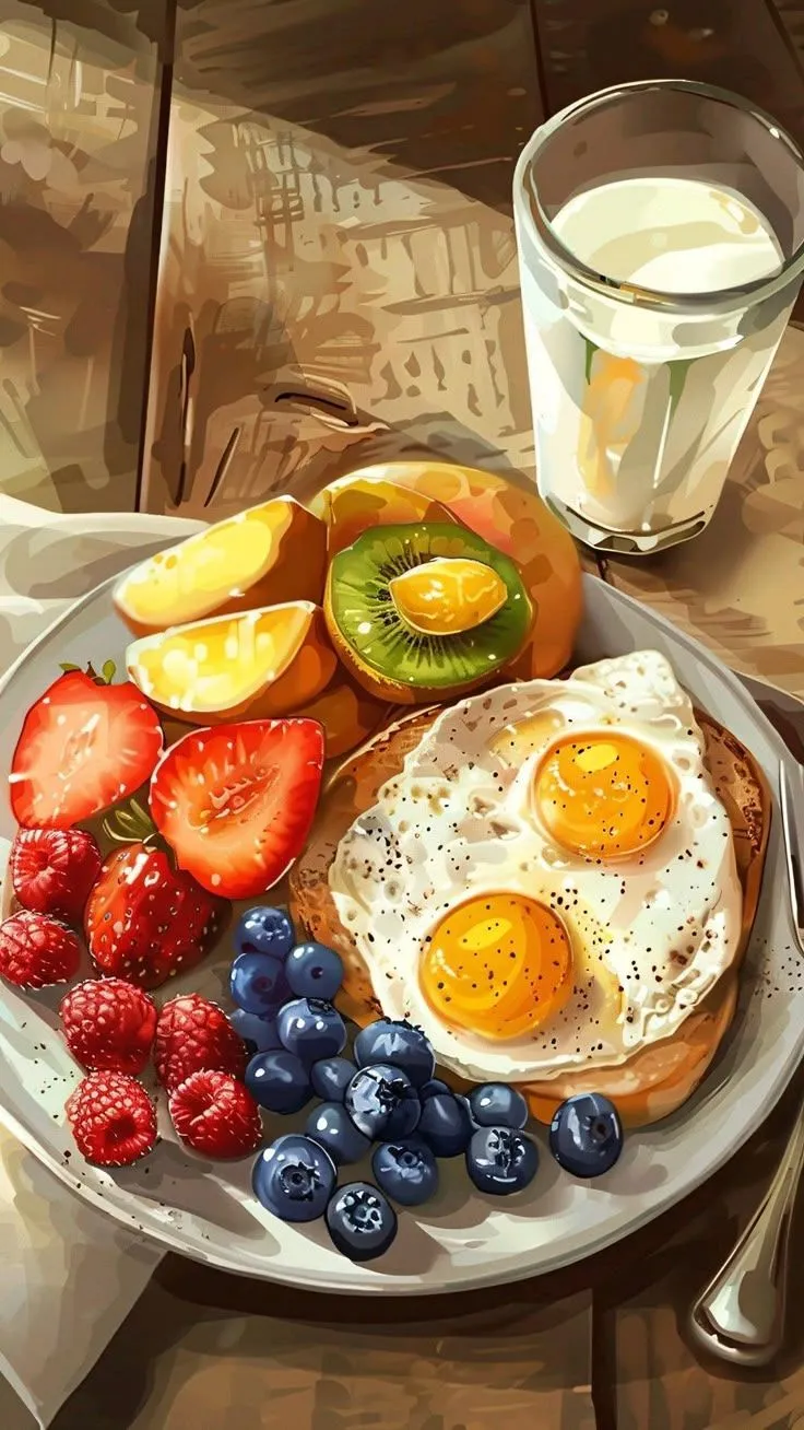 کیت نقاشی بشقاب صبحانه