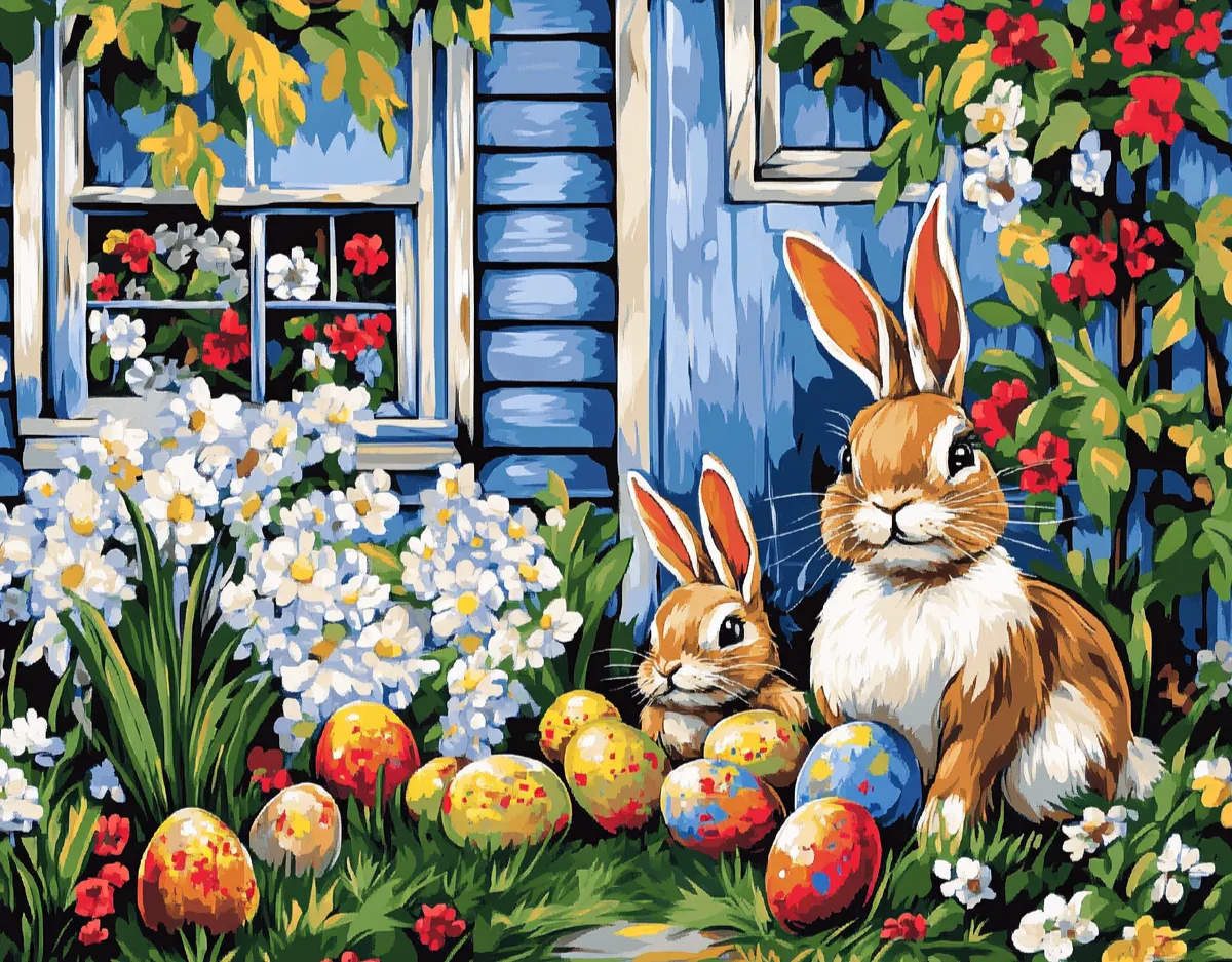 کیت نقاشی عید خرگوش ها