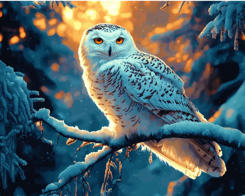 کیت نقاشی نگهبان برفی