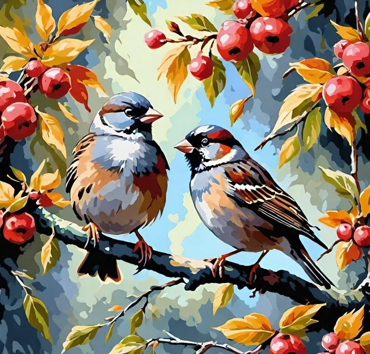 کیت نقاشی دو‌گنجشک