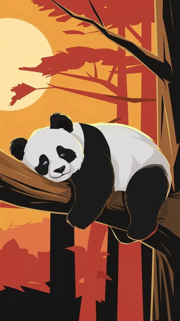 کیت نقاشی پاندای تنبل