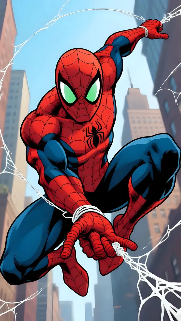 کیت نقاشی اسپایدی در آسمان