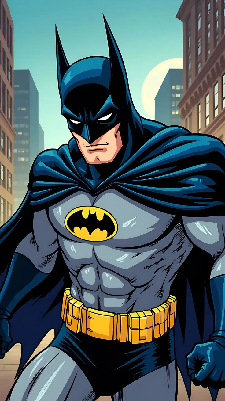 کیت نقاشی بتمن کلاسیک