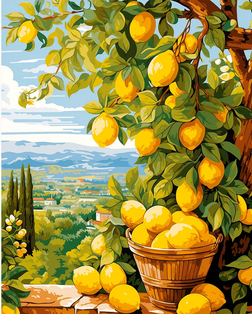 کیت نقاشی باغ لیمو