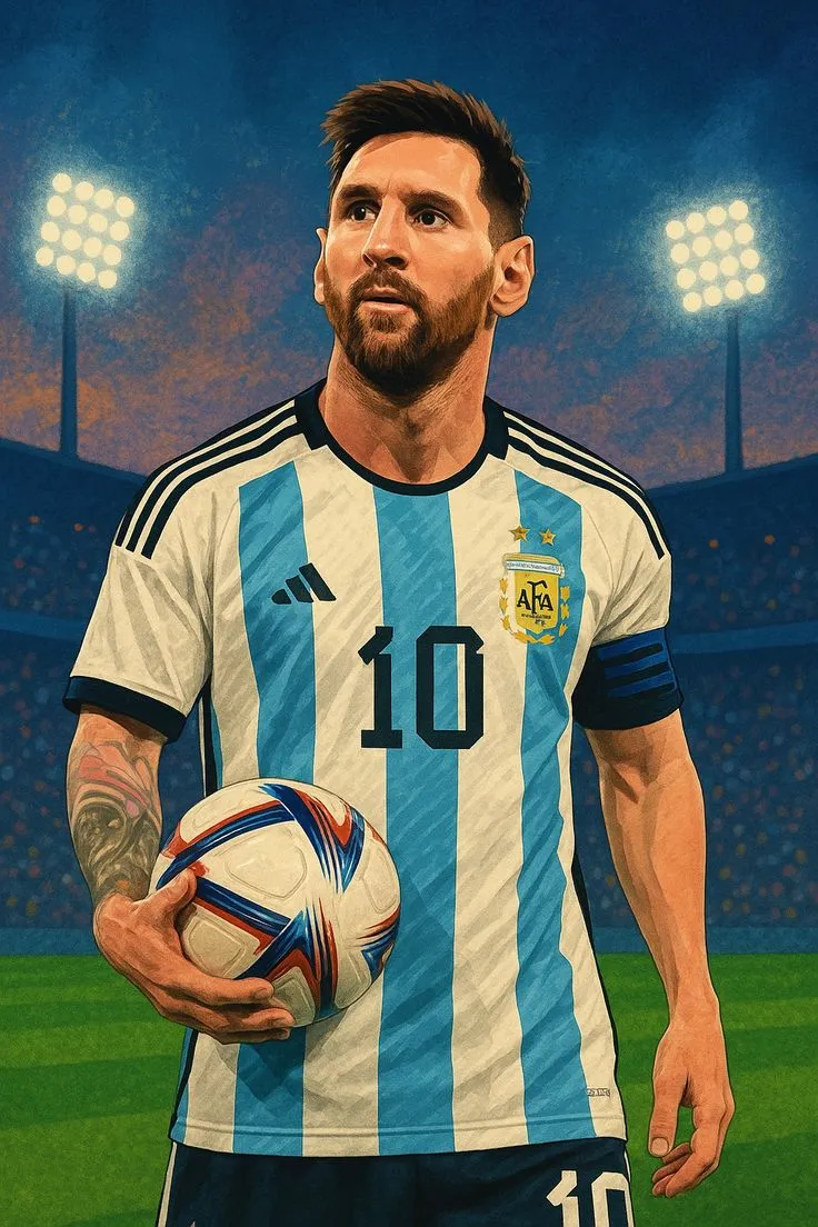 کیت نقاشی لیونل مسی