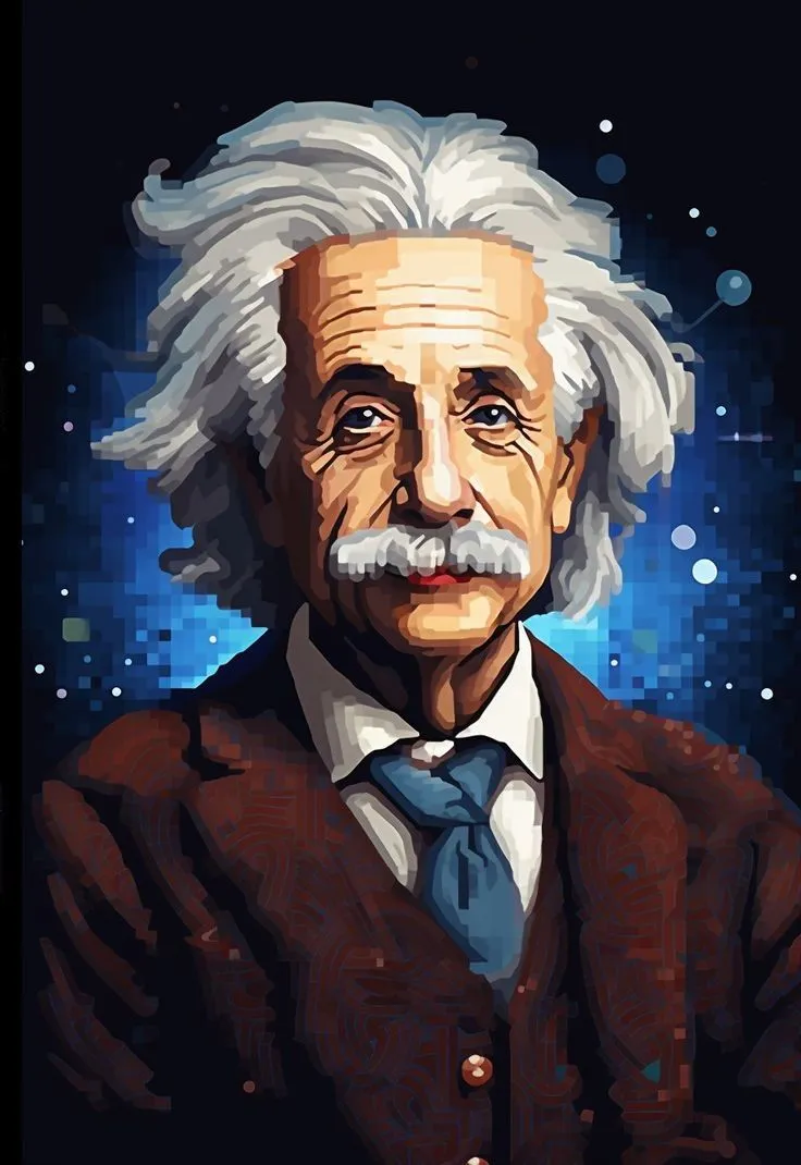 کیت نقاشی آلبرت اینشتین