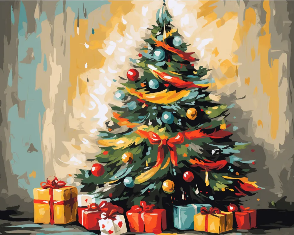 کیت نقاشی درخت کریسمس